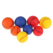 High-Quality Handmade Baseball, PVC Shell Rubber Lining Soft Baseball Softball Safety Training Practice Bat