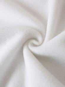 Sudadera con capucha y cordón para hombre estampada con esculturas de ángeles bebés - Blanco - Ver 3