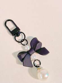 Cute Black&White Ribbon Bow Pattern Cosmetics Storage Bag Soft Fabric Makeup Bag With Detachable Bow Pendant Large Capacity Toiletry Travel Bag With Handle Portable Square Make Up Clutch Bag Fashionable Octagonal Wash Bag With Zipper Good Idea For Wedding Bridesmaid Gifts, Mom Gifts, Birthday Gifts, Valentine's Gift, Back To School Gifts, Travel Must Haves, Beach Bags For Women - White - View 13