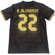 JERSEY MEXICO  NEGRO PERSONALZIADO 2025 R. ALVARADO 22 - Negro - Ver 1