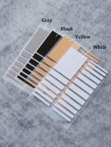 1pc Adjustable Ring Sizer Sticker, EVA Invisible Anti-Slip Ring Tape, Solid Color EVA Ring Tape, Silicone Ring Sizer Pad, 4 Colors Available, Used To Adjust And Fix Loose Ring Size - Multicolor - View 7