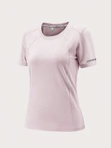 Conjunto de 3 camisetas esportivas de verão para mulheres, camisas de manga curta respiráveis e de secagem rápida para corrida, fitness, ioga, ideais para corrida, tênis, ciclismo