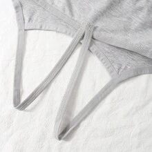 4-Pack Solid Color Girls Seamless Bras, Comfortable And Breathable Sports Bras With Cross Shoulder Straps, Cute And Fashionable Training Bras, Suitable For Teenagers And Students A 7-16 Years Old - Mixed Color(4pcs) - 查看 8