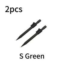 2pcs/Set Ground Insert Fishing Rod Support Aluminum Alloy Material Lightweight And Portable