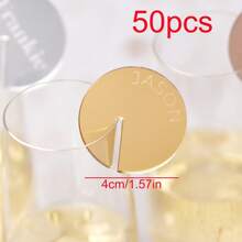2/10/20/50/100 Pcs Custom Wine Charm With Names, Wedding Name Place Card Ideas Glass Marker Wine Charm Wedding Drink Tags Cocktail Champagne Charms Drink Label Glass Charm Place Setting, Multi-Functional, Durable, Ornamental, Reusable, Exquisite, Stylish, High-Quality, Colorful, Modern, Custom, Personalized, Unique, Home, Garden, Office, For Anniversaries, For Valentine's Day, For Mother's Day, For Birthdays, For Father's Day, For Graduation, For Weddings, For Housewarming,Vacay Vibes,Graphic Print