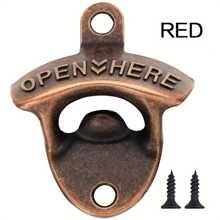 Bottle Opener Wall Mounted Vintage Retro Alloy Hanging Open Beer Tools Four Colors Available Beer Soda Stonego Bar Accessories Kitchen Gadgets