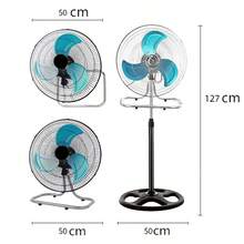 Ventilador de doble marco 3 en 1, ventilador grande de 18 pulgadas, ventilador de doble marco de 18 pulgadas, ventilador de piso, ventilador de piso grande de 18 pulgadas, ventilador de 18 pulgadas que se puede montar en la pared o en el piso - Tipo de Enchufe A USA (110-127V) - Ver 10