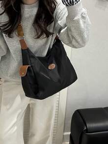 Fashionable High-End Design Luxury Tote Bag - Black - View 4