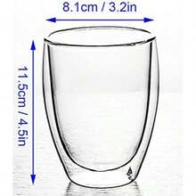 1 cốc cà phê thủy tinh hai lớp, cốc cà phê thủy tinh cách nhiệt có tay cầm, cốc cà phê trong suốt, cốc cappuccino, cốc trà, cốc latte, cốc đựng đồ uống, cốc cách nhiệt hai lớp chịu nhiệt - cốc cà phê cốc cách nhiệt hai lớp Bistro, cốc thủy tinh borosilicate chịu nhiệt cao trở lại trường học - Nhiều màu - Xem 20