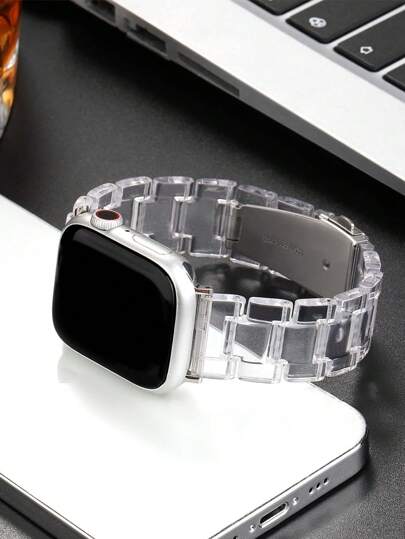 1 Pieza Banda de AppleWatch compatible con de 38mm, 40mm, 41mm, 42mm, 44mm, 45mm, 49mm S10 42/46mm, unisex, de estilo de moda casual, ajustable, correa de repuesto resistente al agua y transpirable, ideal para uso diario, fiestas, vacaciones, vuelta al cole, regalo perfecto para madre, padre, pareja, estudiante