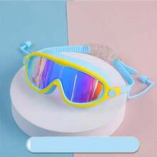 Kids Anti-Fog Large Frame Swimming Goggles, High-Definition Swim Goggles For Children Swimming Training Equipment - Multicolor - View 6