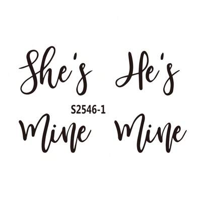 1pc Letter Graphic Shoes Sticker, Simple PVC Letter Graphic Decal For Wedding, Stickers, Wall Decal, Vinyl Decal For Home Decorations, Spring Decoration Items Refresh Your Home, Festival Decoration Stickers Gifts Birthday Graduation