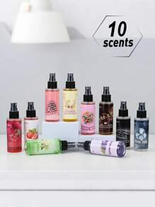 1 peça/2 peças, 100ml/3,38oz, 10 Aromas Spray de Fragrância/Aromatizante de Ar, Fragrância para Casa/Carro/Roupas/Guarda-Roupas, Aromatizante para Casa, Aromatizante de Banheiro, Fragrância Poderosa, Fragrância de Longa Duração, Remove Odores, Ar Fresco, Adequado para Decoração Doméstica, Carro, Salas de Estar, Quartos, Banheiros, Salas de Estudo, Guarda-Roupas, Armários de Sapatos, Armários, Quartos de Animais de Estimação, Escritórios, Hotéis, Casamentos, Dia das Mães, Presentes para Melhores Amigos, Presentes, com Aromas de Alimentos, Frutas e Flores.