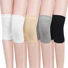 1 Pair Knee Compression Sleeve Socks, Invisible Knee Support Socks, Unisex, Suitable For All Seasons Gym Accessories Knee Support Sports Knee Pads Gym Knee Pads - Multicolor - View 5
