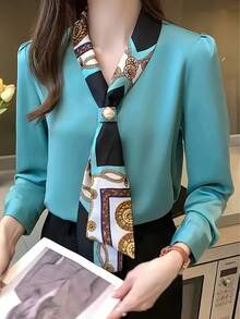 Women Blouses - trắng - Xem 4