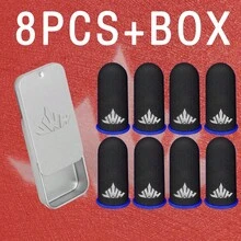 Gaming Finger Sleeves With Metal Box, Non Slip And Sweat Proof Lightweight Breathable Gaming Finger Sleeves, Superconducting Fiber Fingertip Sleeves For Mobile Gaming Finger Gloves, Suitable For Mobile Games - Multicolor - View 14