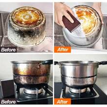 2/5-Piece Magic Sponge Eraser Set - Heavy Duty Non Electric Scale Removal Brush, Suitable For Kitchen, Bathroom, Toilet, Floor, And Outdoor Cleaning