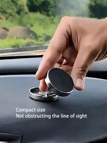 Magnetic Car Dashboard Phone Holder - 360° Swivel, Retractable Grip For IPhone X/XS Max And S.Amsung Devices.