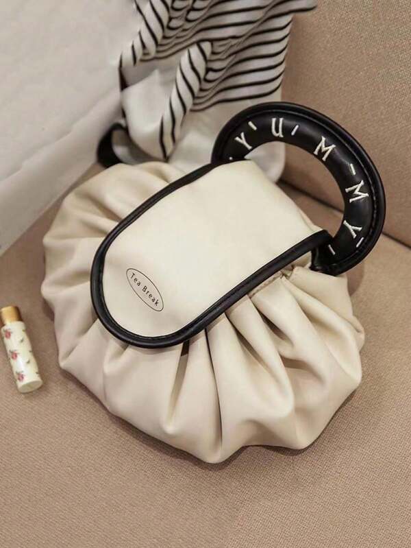 1pc Multi-Functional Travel Makeup Bag, Large Capacity Drawstring Cosmetic Organizer Bag, Portable Makeup Storage Pouch, Suitable For Holiday Gifts, Valentine's Day Gifts, Makeup & Skincare Storage, Travel Organizer, Cosmetic Storage Bag, Fits Lipstick & Makeup Accessories, Holiday Gifts, Valentine's Day Gifts, Mother's Day Gifts, Bag, Vanity, Make Up Pouch, Travel Essentials, Pouch Bag, Travel Essential, Vanity Accessories, Small Makeup Bag, Cosmetic Bag, Travel Essential, Large Capacity, Large Makeup Bag,Christmas Gifts,Pouch,Travel,Gifts For Women,Women's Necessaire,Travel Essential,Pouch,Clutch / Small Handbag,Necessaire,Makeup Organizer,Makeup Organize,Pouch,Brush Holder,Mini Pouch,Large Capacity Pouch