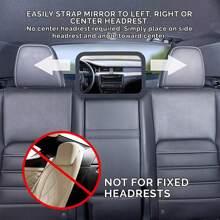 Baby Car Mirror For Back Seat Adjustable Detachable Wide View Child Safety