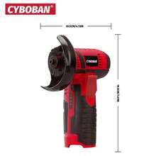 CYBOBAN电动工具，12V微型角磨机，可充电锂电池抛光机，除锈、切割、抛光，多功能，低噪音，2.0Ah大容量锂电池。新款2025款配备6个角磨片，价格稍贵，但物超所值。 - 熱戀紅 - 查看 6