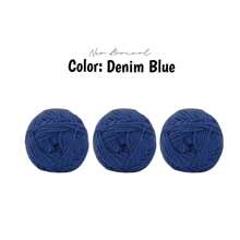 3 Skeins 100% Acrylic Softer Yarn Total 75 Grams 4ply Blended Milk Cotton Like Yarn For Hand Knitting DIY Projects