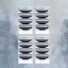 男女适用黑色长柄剃须刀，3 层刀片替换装，适用于胡须和身体，兼容 Mach3，手动面部和身体脱毛套装，优质不锈钢手柄手动剃须刀