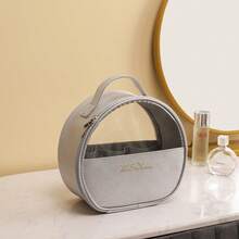 3pcs Customizable Waterproof Makeup Bag, Travel Toiletry Organizer, Large Capacity Cosmetic Storage Bag, Multi-Function Handbag, Unique And Personalized Gift (Name, Illustration, Text) - Multicolor - View 14