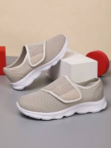 Giày thể thao thường ngày mới dành cho nữ, giày chỉnh hình cho bàn chân rộng và sưng tấy, có chức năng lật ngón cái, mềm mại và thoải mái, giày đi bộ cho người tiểu đường, giày thể thao cho nữ. - Màu be - Xem 5