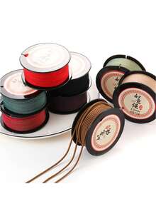 12m/Roll 2.5mm High Quality Versatile Gradient Solid Color Decorative String, DIY Handcrafted Thread For Handmade Bracelets, Braided Cords, Rope V199 - 2.5mm Ruyi Rope-12 Meters - View 9