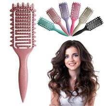 Cepillo definidor de rizos, cepillo para cabello rizado, cepillo de estilo para definir rizos, para peinar y dar forma a los rizos en todos los estilos de cabello para reducir el jalón, cepillo de cabello, peine, herramientas de cabello, productos y accesorios de cabello para barbería, salón de belleza y viaje