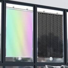 Retractable Heat-Insulating Sunshade - Easy-Install No-Drill Suction Cup For Kitchen, Balcony & Living Room Glass Windows Curtains Curtains For Living Room Room Decor Home Decor Living Room Curtain Kitchen Decor Living Room Decor Room Decor Curtains Bedroom - Silver - View 3