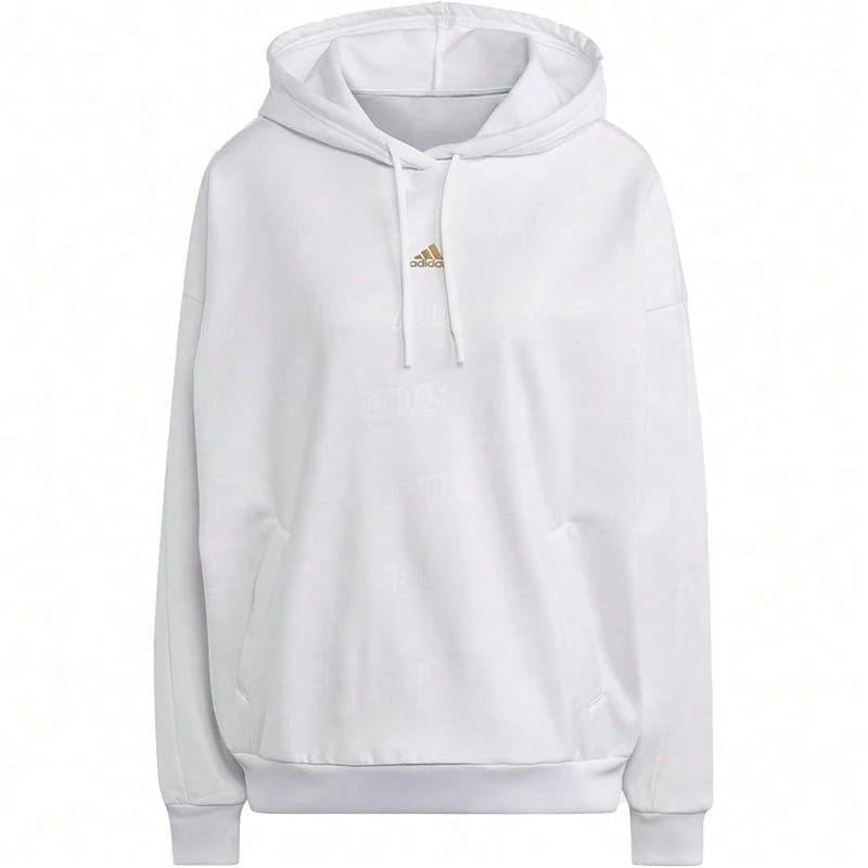 Adidas 女士时尚休闲羊毛衬里连帽套头衫 IM2587