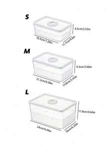 1 Stück rechteckige, luftdichte Kunststoffbehälter mit Deckel, Aufbewahrungsboxen, für Kühlschrank, Marktstände und Küche, Kühlschrankaufbewahrungsboxen, Kunststoff-Küchenlagerboxen, luftdichte transparente Frischhaltedosen, Kühlschrankaufbewahrungs-Organizer für Gemüse und Obst für Feiertage, Ramadan, Valentinstag