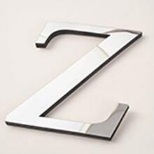 Pegatinas decorativas de pared de letras de espejo acrílico 3D gruesas, 10cm/15cm/20cm letras autoadhesivas extraíbles de espejo acrílico, resistentes al agua y a la corrosión