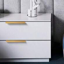 4pcs Stainless Steel Hidden Cabinet Handles, Modern Kitchen Drawer Pulls, Suitable For Cabinets, Drawers, Furniture - Multicolor - View 5