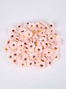 50 piezas/30 piezas Cabezas de flores de margarita artificiales de 3 CM/1.18 pulgadas, flores artificiales falsas, cabezas de flores de margarita artificiales, utilizadas para manualidades DIY, bodas, vestidos, decoración de fiestas, regalos, decoración del hogar, cumpleaños, graduación, decoración de otoño