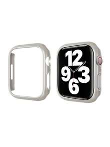 1 件星光色男女休闲时尚 PC 镂空手表壳防摔保护壳，兼容 表壳 38/40/41/42/44/45/46/49 毫米，适用于 Series Ultra/SE/11/10/9/8/7/6/5/4/3/2/1，智能手表表壳配件 - 鏤空星光色 - 查看 10