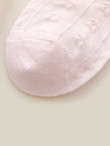 5 Pairs Women's Fashion Cherry Polka Dot Pattern Cute Ruffle Cuff JK Style Versatile Short Socks - Multicolor - View 9