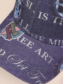 1 件男女通用棒球帽，街头时尚徒步太阳帽，男士配饰遮阳帽，情侣款