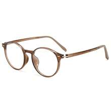 Kacamata Bulat Lensa Bening Anti-Radiasi TR90 Ultra-Ringan Berkualitas Tinggi Model Vintage Baru 2025, Unisex, Cocok untuk Pemakaian Sehari-hari - A - View 10