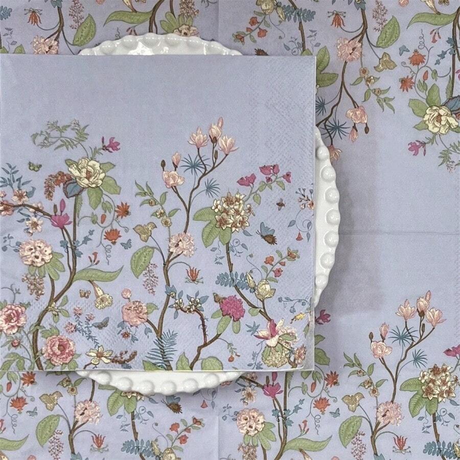 30 khăn giấy dùng một lần hình hoa dại cổ điển, thích hợp cho tiệc tùng, đám cưới, sinh nhật, hoàn hảo cho món tráng miệng và lễ kỷ niệm - Nhiều màu - Xem 1