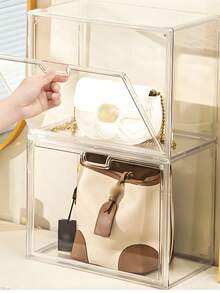 Tủ trưng bày Acrylic có cửa để trưng bày bộ sưu tập, tủ Plexiglass, tượng, cần tự lắp ráp, chống bụi - Nhiều màu - Xem 6