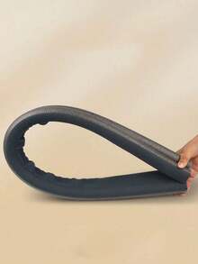 1pc 93cm Segmented Grey Leather Door & Window Gap Sealing Strip, Anti-Dust Anti-Wind Soundproof Seal, Household Helper - Multicolor - View 4