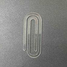 1pc/2pcs Creative New Acrylic Paperclip Bookmark, DIY Notebook File Card Clip, School & Home Supplies - Multicolor - View 10