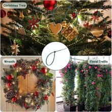 绿色自锁扎带，3mm X 3.93 英寸，耐高温扎带，适合家庭使用、情人节、生日毕业礼物、假植物 - 綠色 - 查看 9