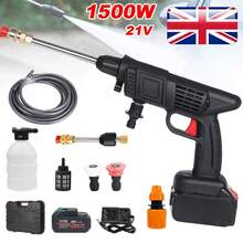 NetHong Cordless Portable Car High Pressure Washer Jet Water Wash Cleaner Guns - Black - View 7