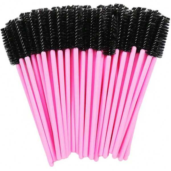 50 sztuk zestawów szczotek do rzęs hurtownia jednorazowe szczoteczki do tuszu do rzęs przedłużanie rzęs brwi aplikator makijaż też