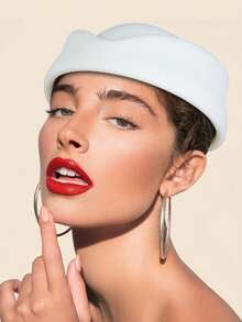 1 件欧洲、美国、英国复古空姐风格女士毡羊毛贝雷帽，优雅女士茶会帽，适合婚礼、派对、仪式、休闲装，四季皆宜