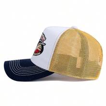 JZML 1pc Men's Letter Eagle Embroidered Trucker Cap